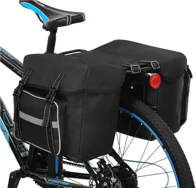 Vandtæt bærbar cykeltaske bagpå