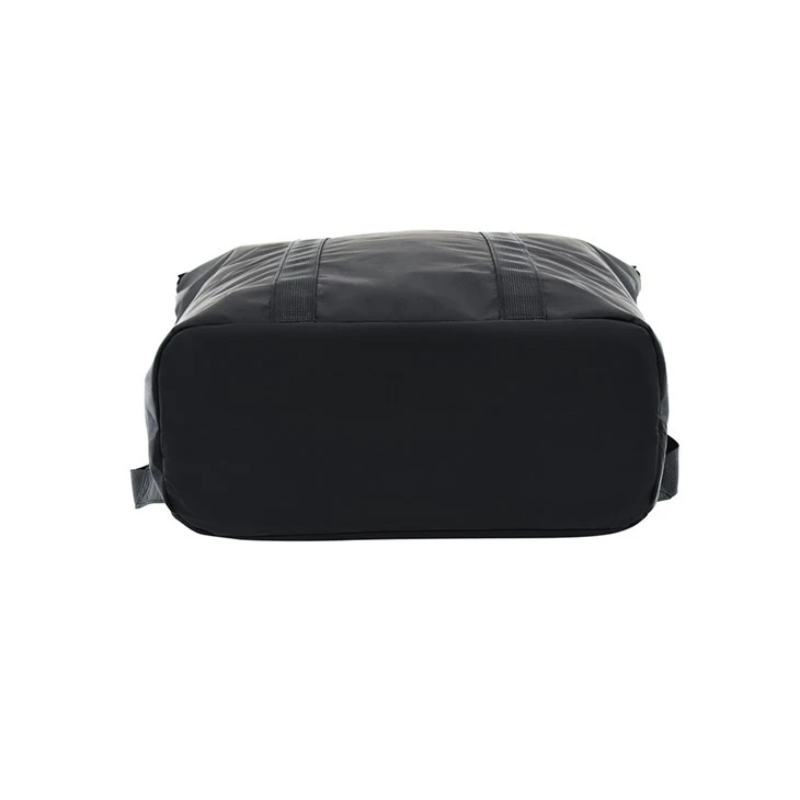 Fashion Black Tyvek Totebag Backpack